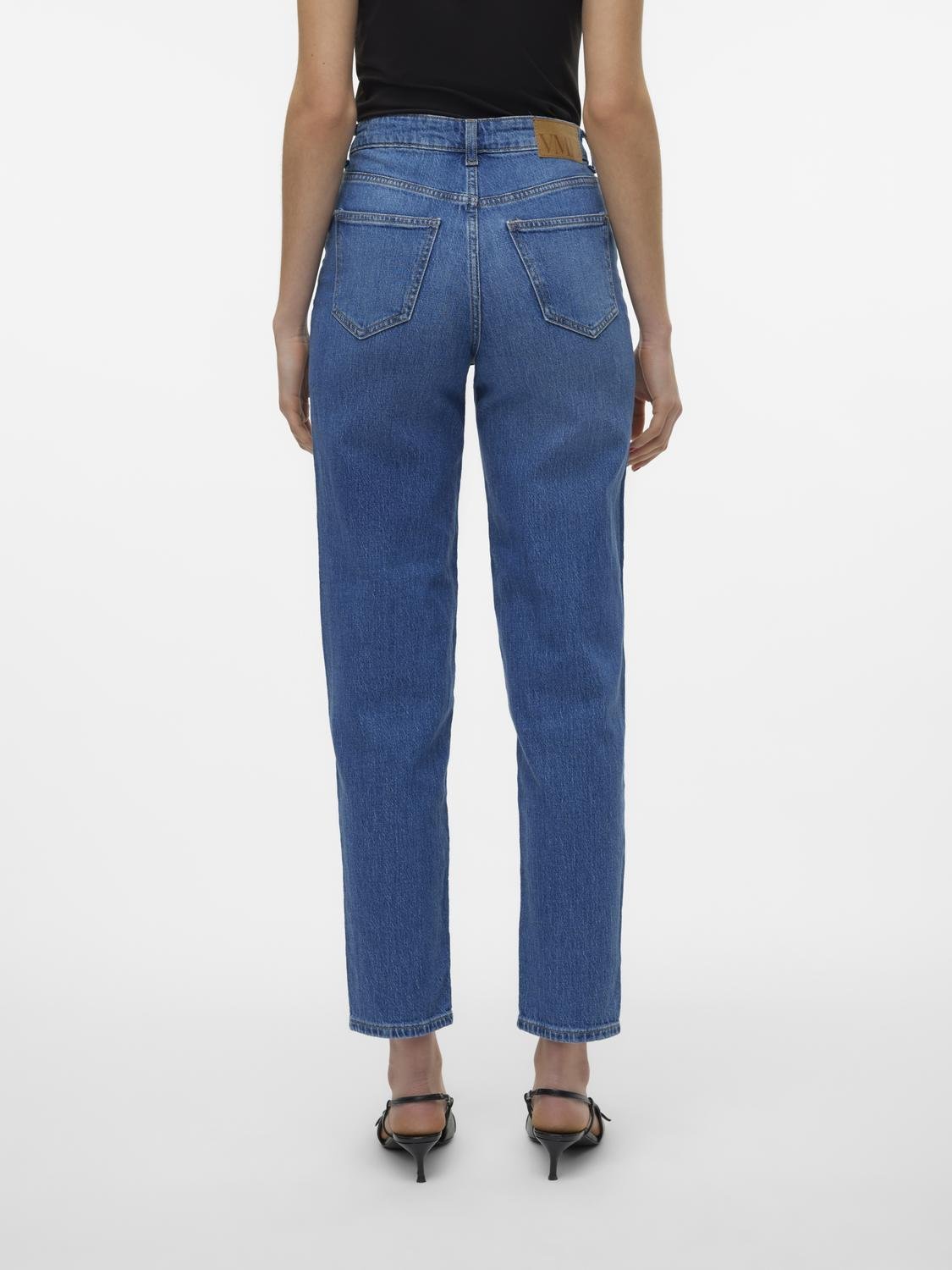 Vmtessa Hr Mom Jeans Ra380 Ga Noos (Medium Blue D)