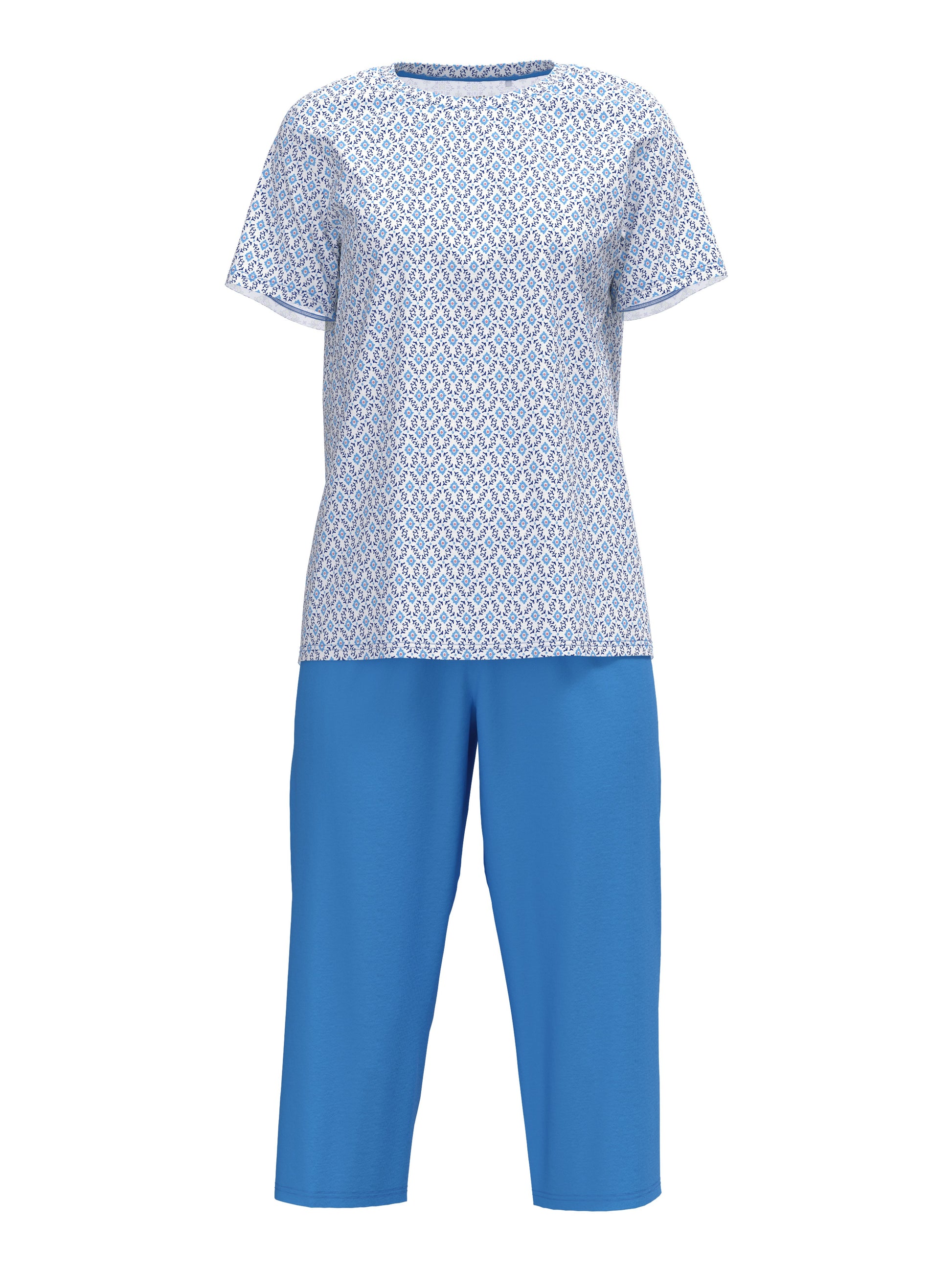 WOMEN 3/4 Pyjamas (Azurit Blue)