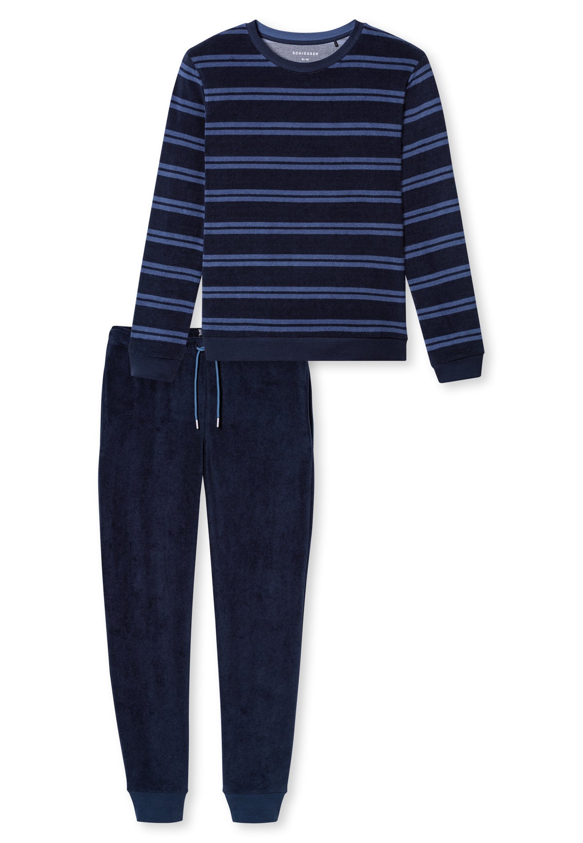 Schlafanzug lang (Deep Sea Blue)