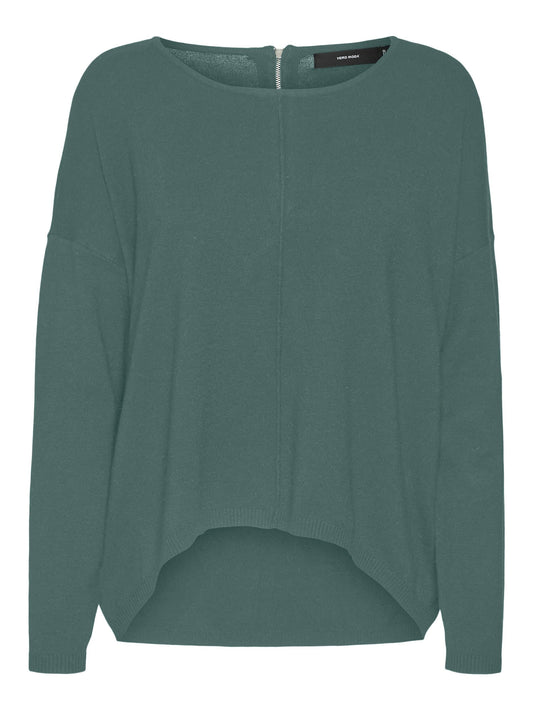 Vmbreeze Aura Ls Zipper Blouse Lcs (Balsam Green)