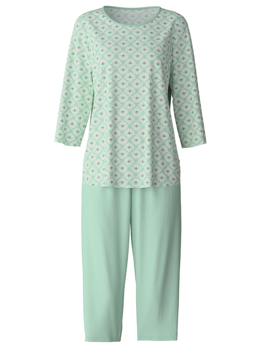 WOMEN 3/4 Pyjamas (Soft Green)