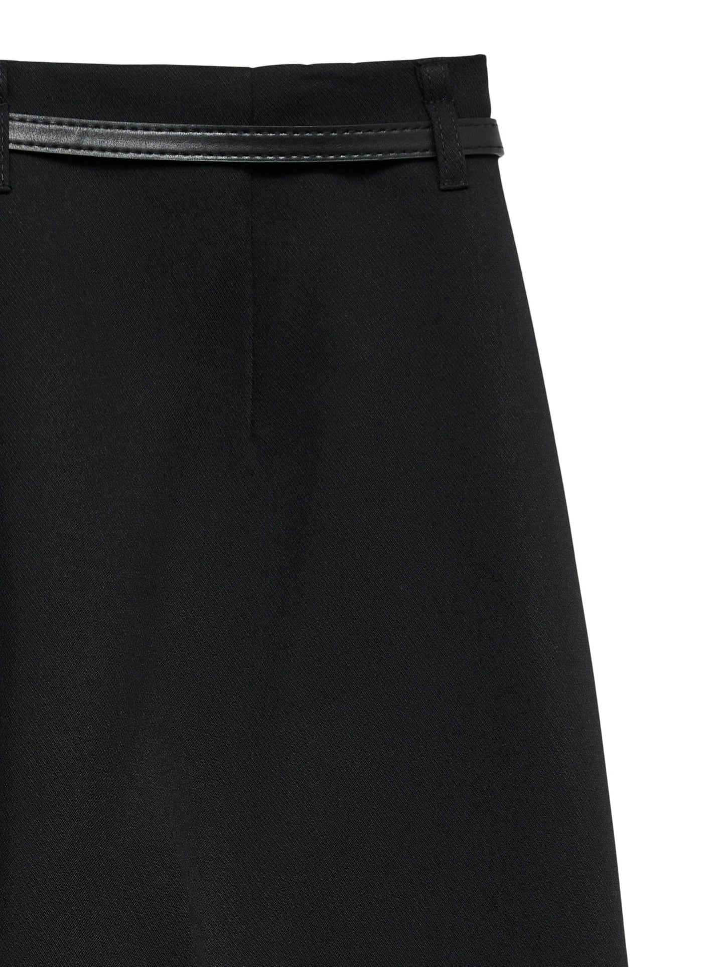 Vmelma Hw Wide Culotte Belt Pant Noos (Black)