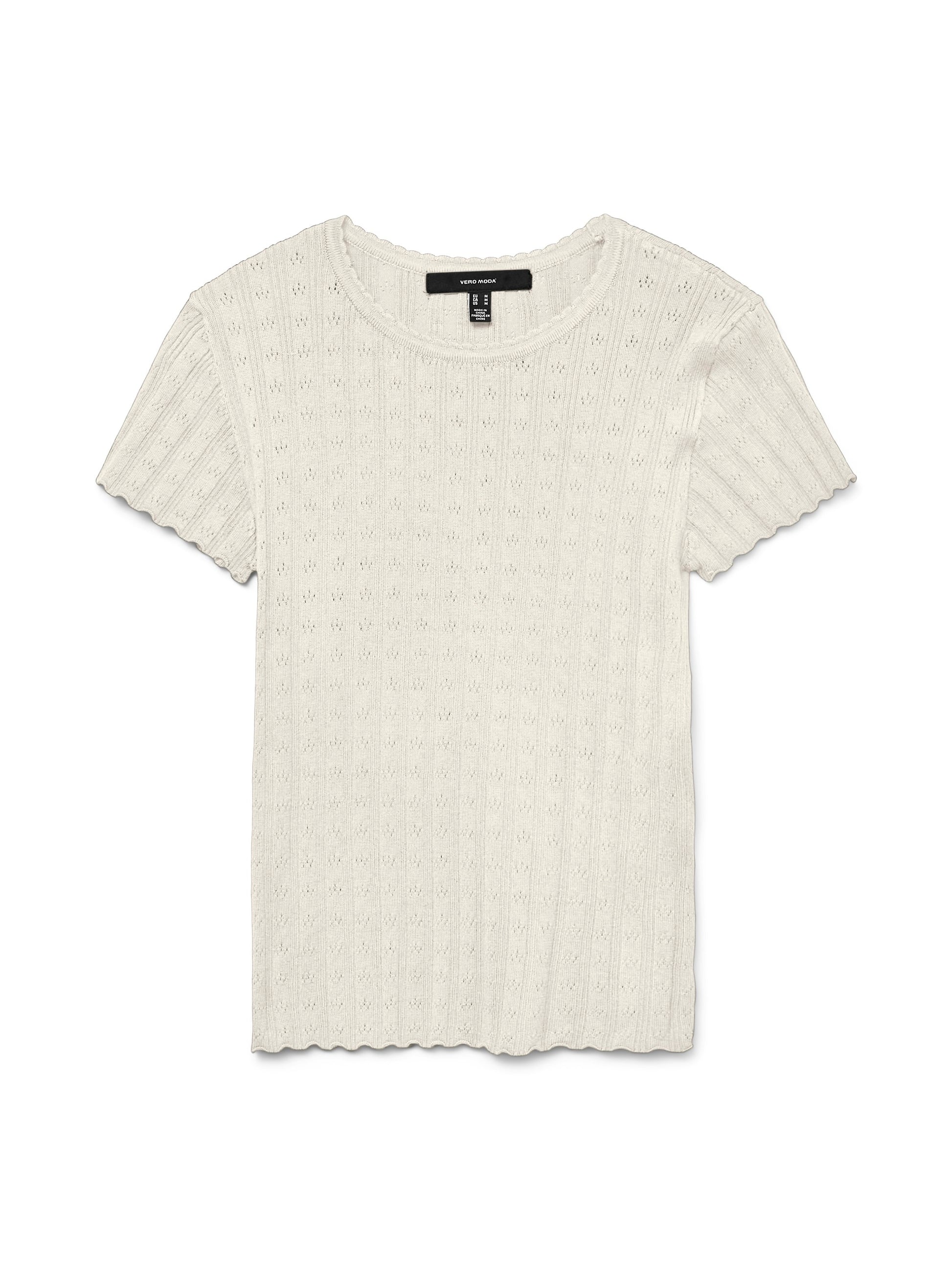 Vmwillow Pointelle C/s O-neck Pull Boo (Birch)