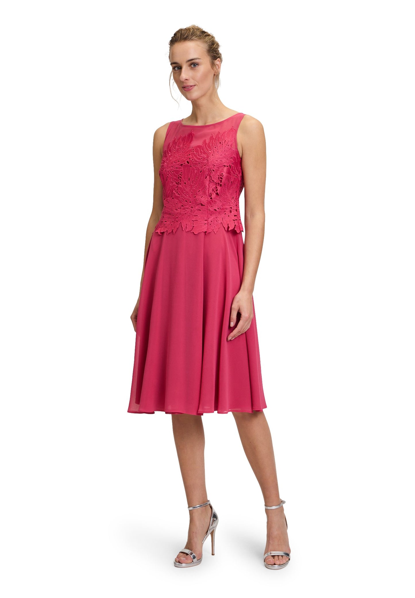 Chiffonkleid (Shiny Coral)