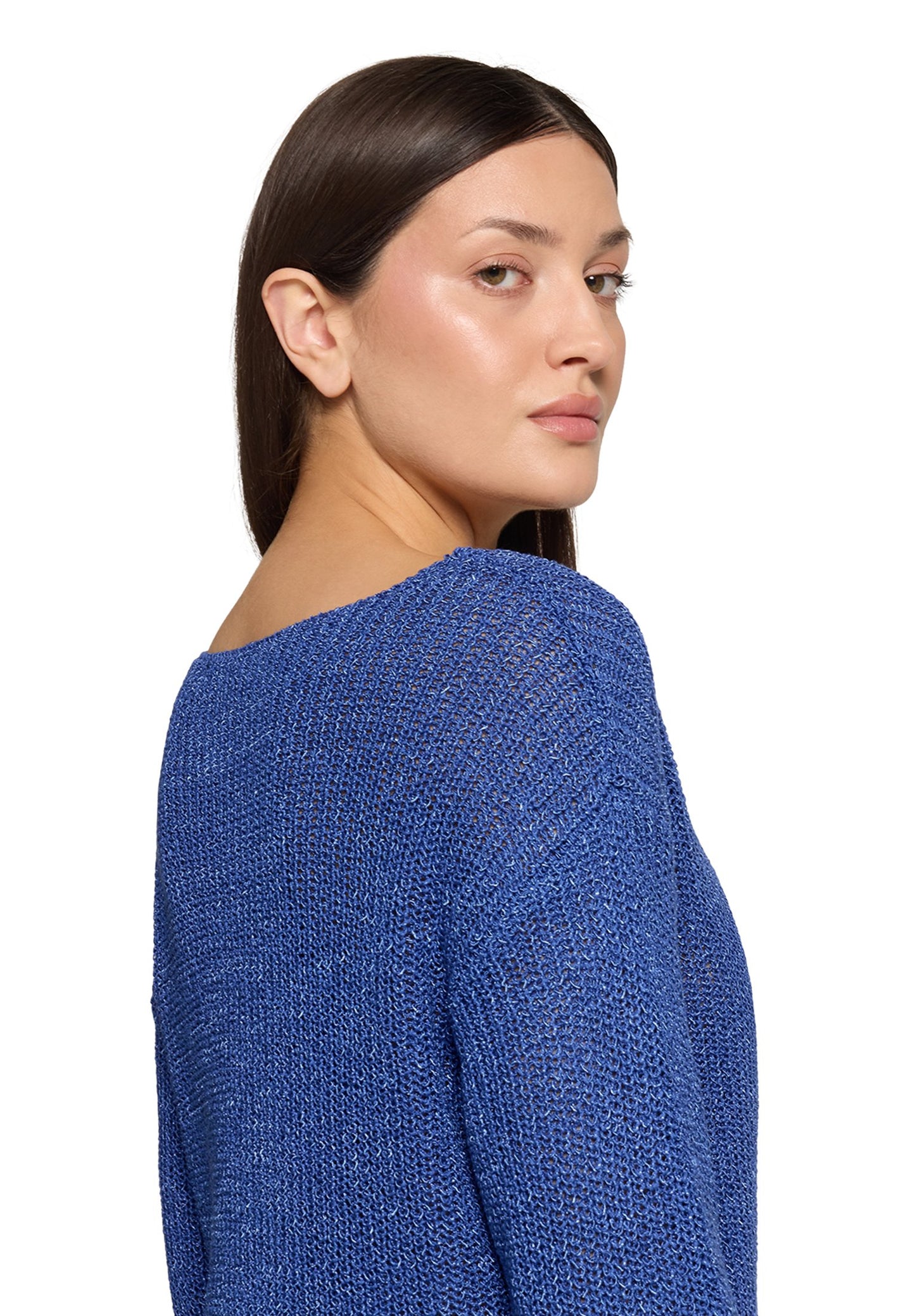 Basic-Strickpullover (Adria Blue)