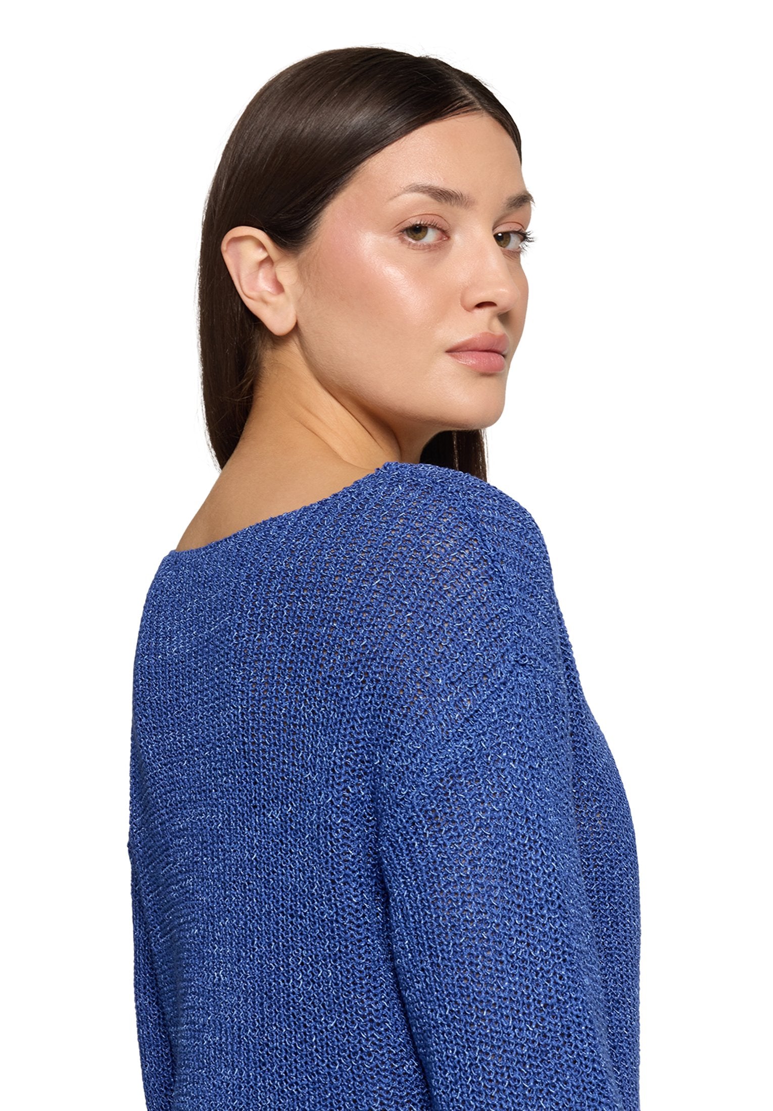 Basic-Strickpullover (Adria Blue)