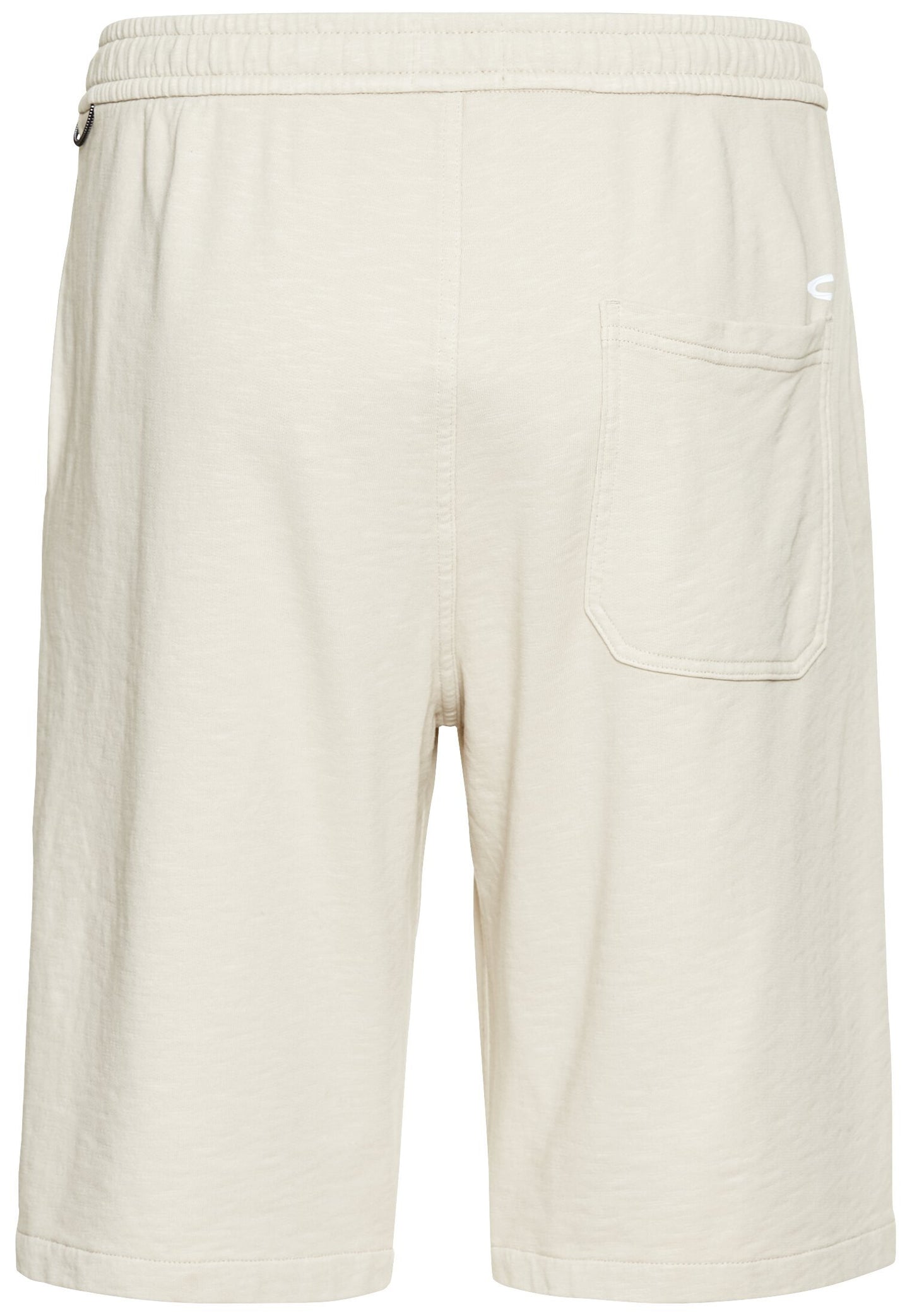 Bermuda Shorts mit elastischem Bund (Beige)
