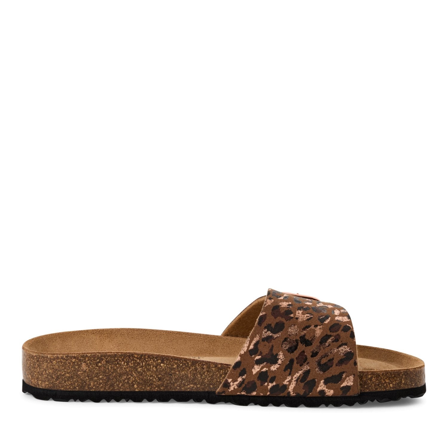 Pantolette (Cognac/leopard)
