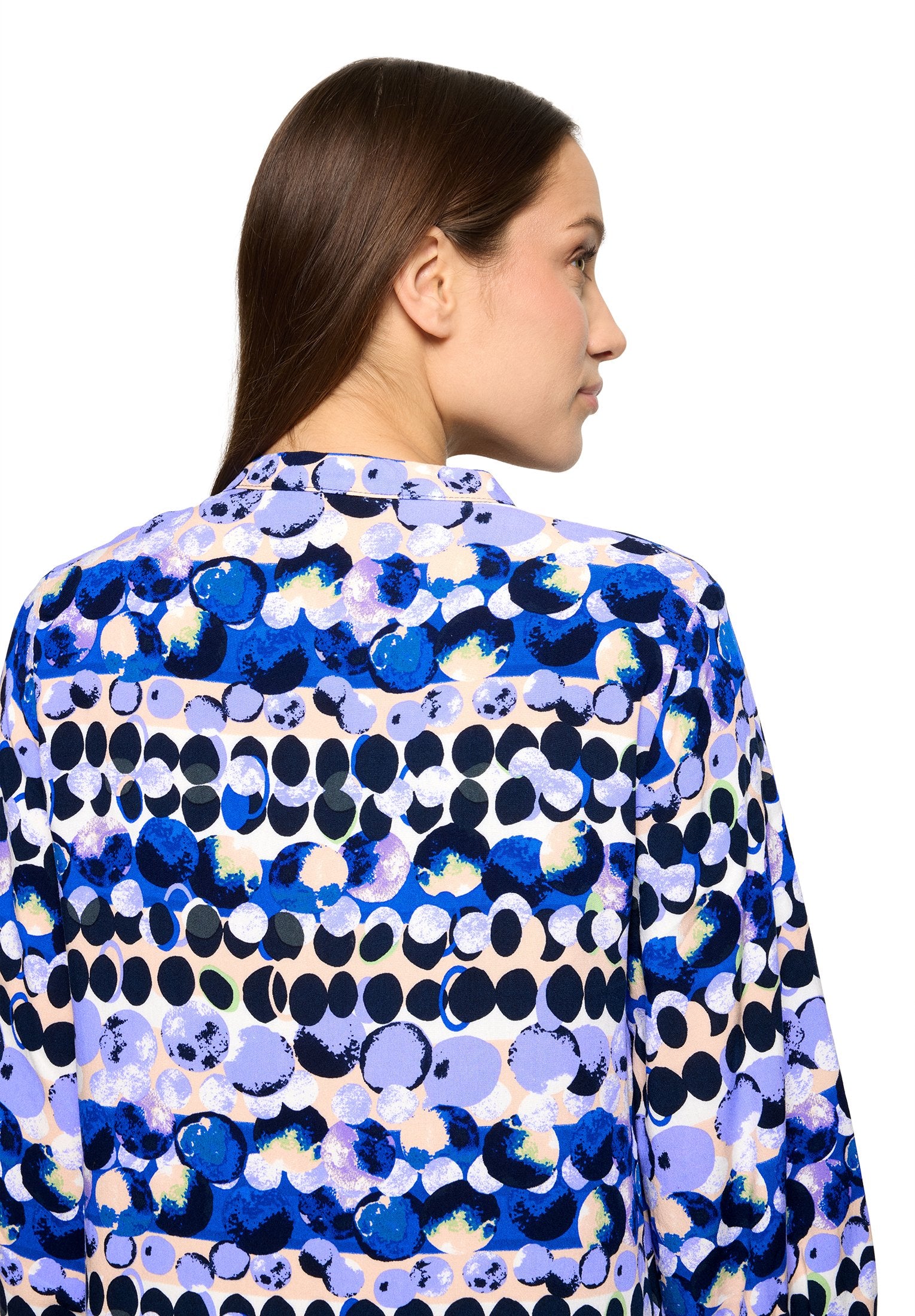 Stufenkleid (Blue/beige)