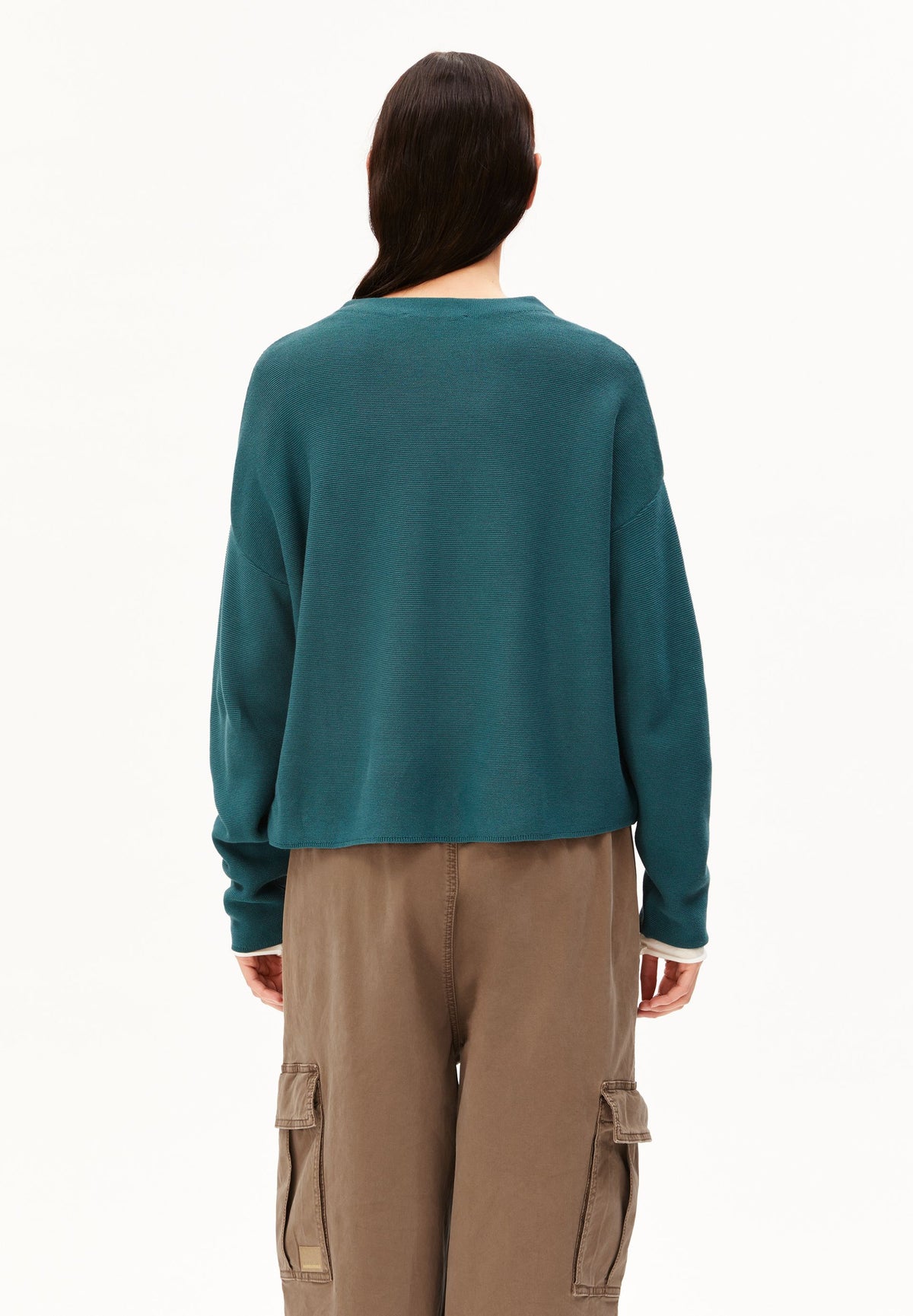 Merinaa Links Links Sweater (Petrol Velvet)