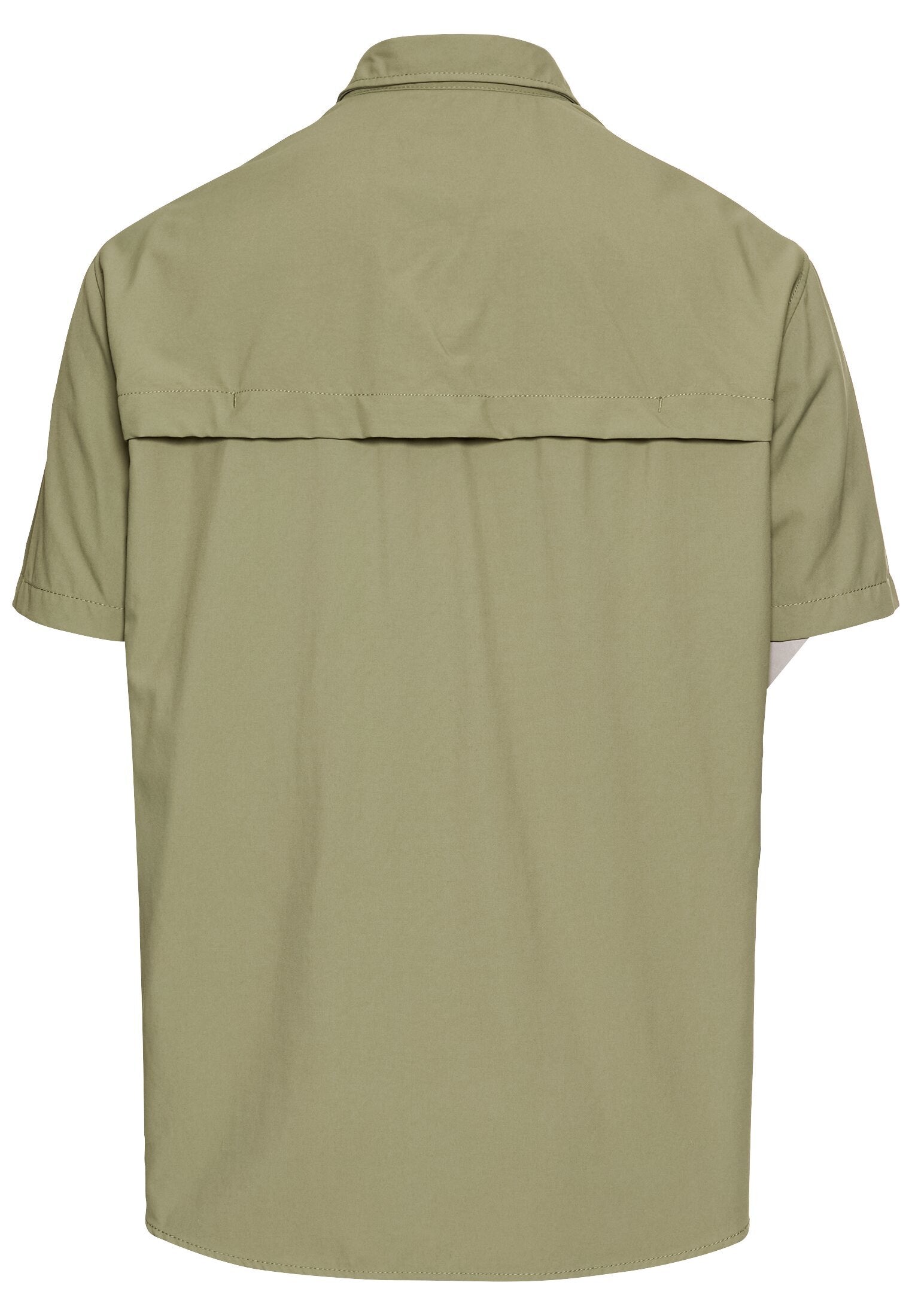 Kurzarmhemd mit Cooling Effekt (Dusty Khaki)