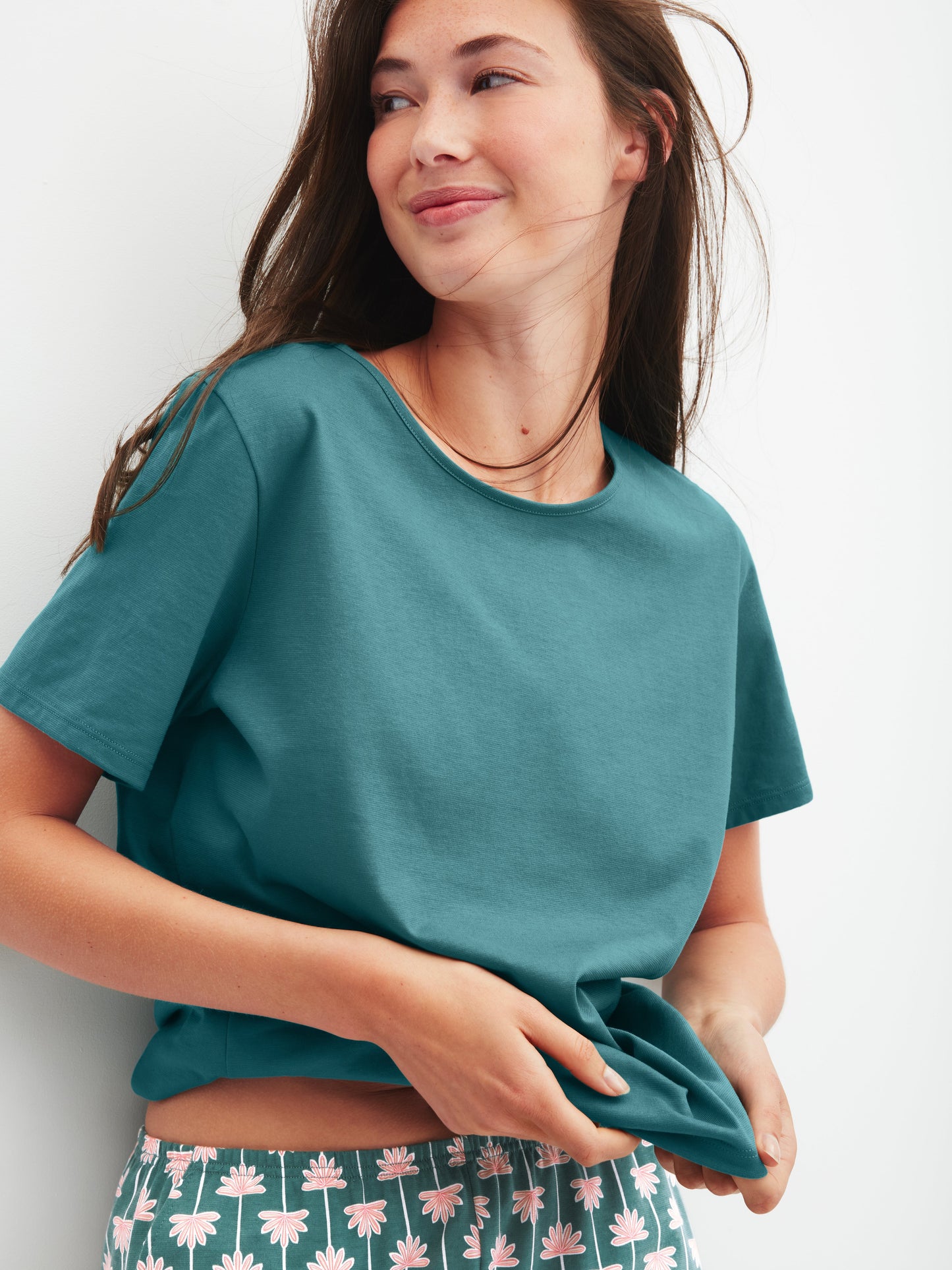 WOMEN Shirt short-sleeve (North Sea Green)