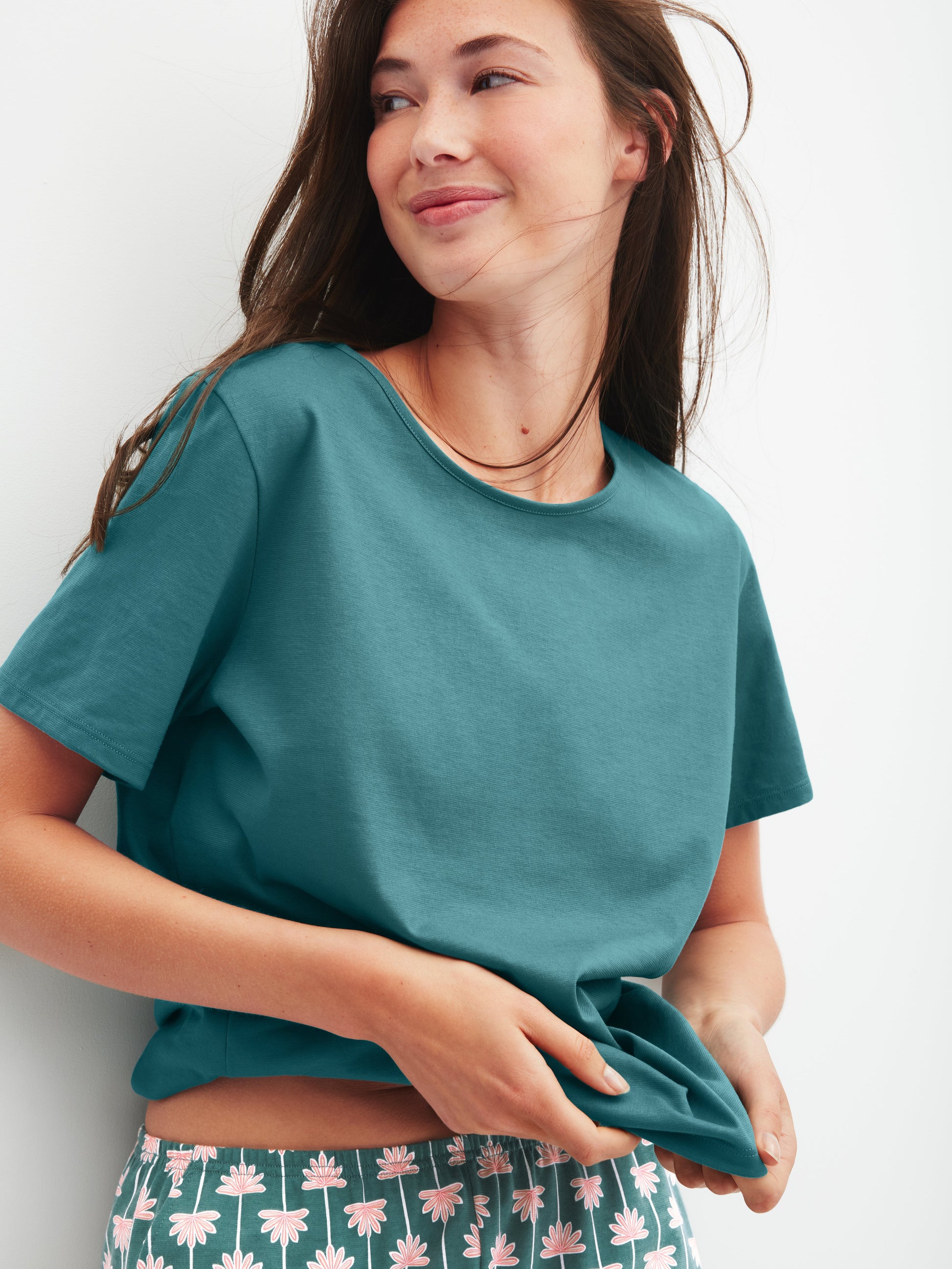 WOMEN Shirt short-sleeve (North Sea Green)