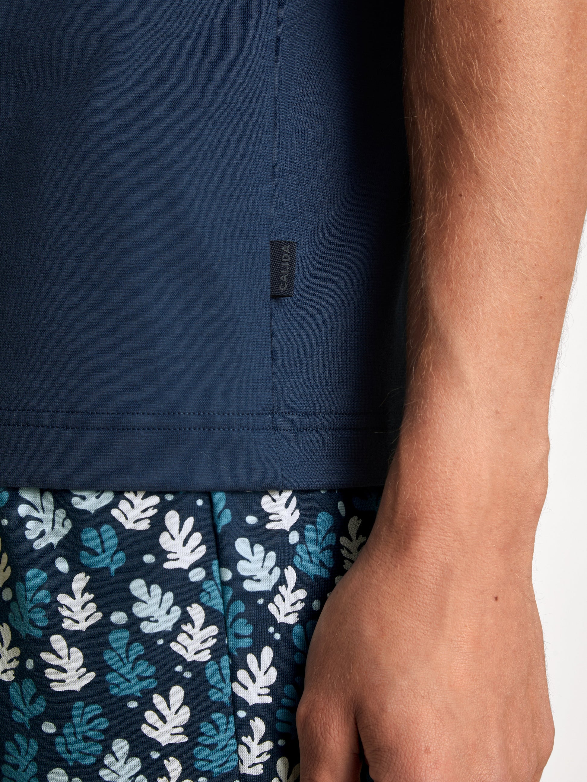 HERREN Pyjama kurz (Insignia Blue)