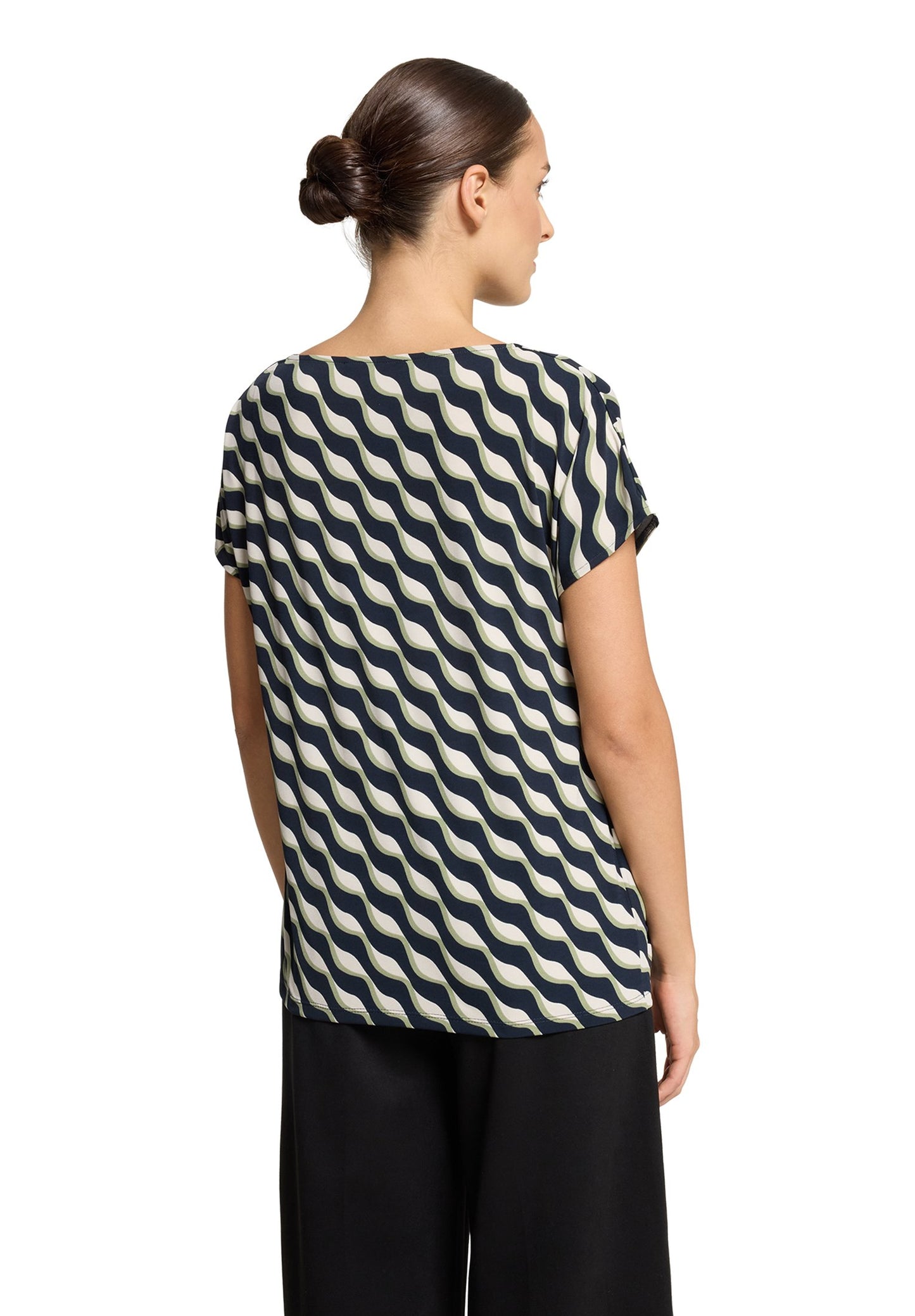 Printshirt (Dark Blue/green)