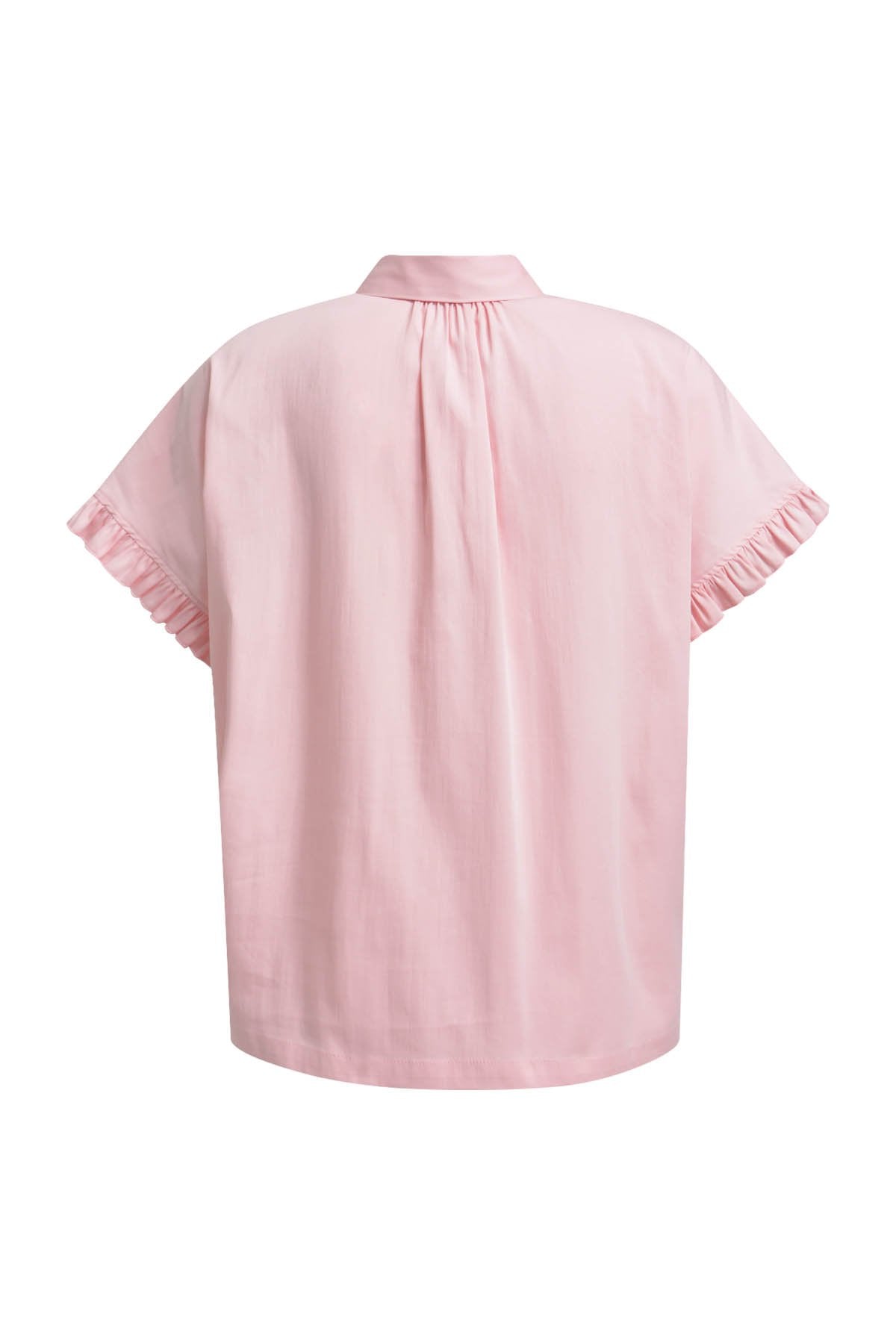 Blouse with Ruffle slv (Powder Ros©)