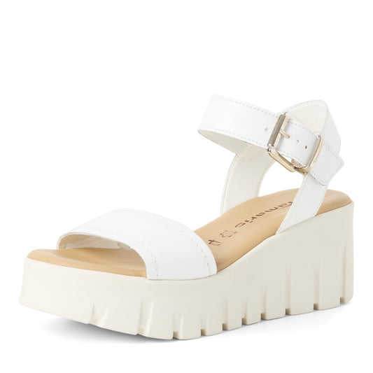 Sandalette (White Leather)