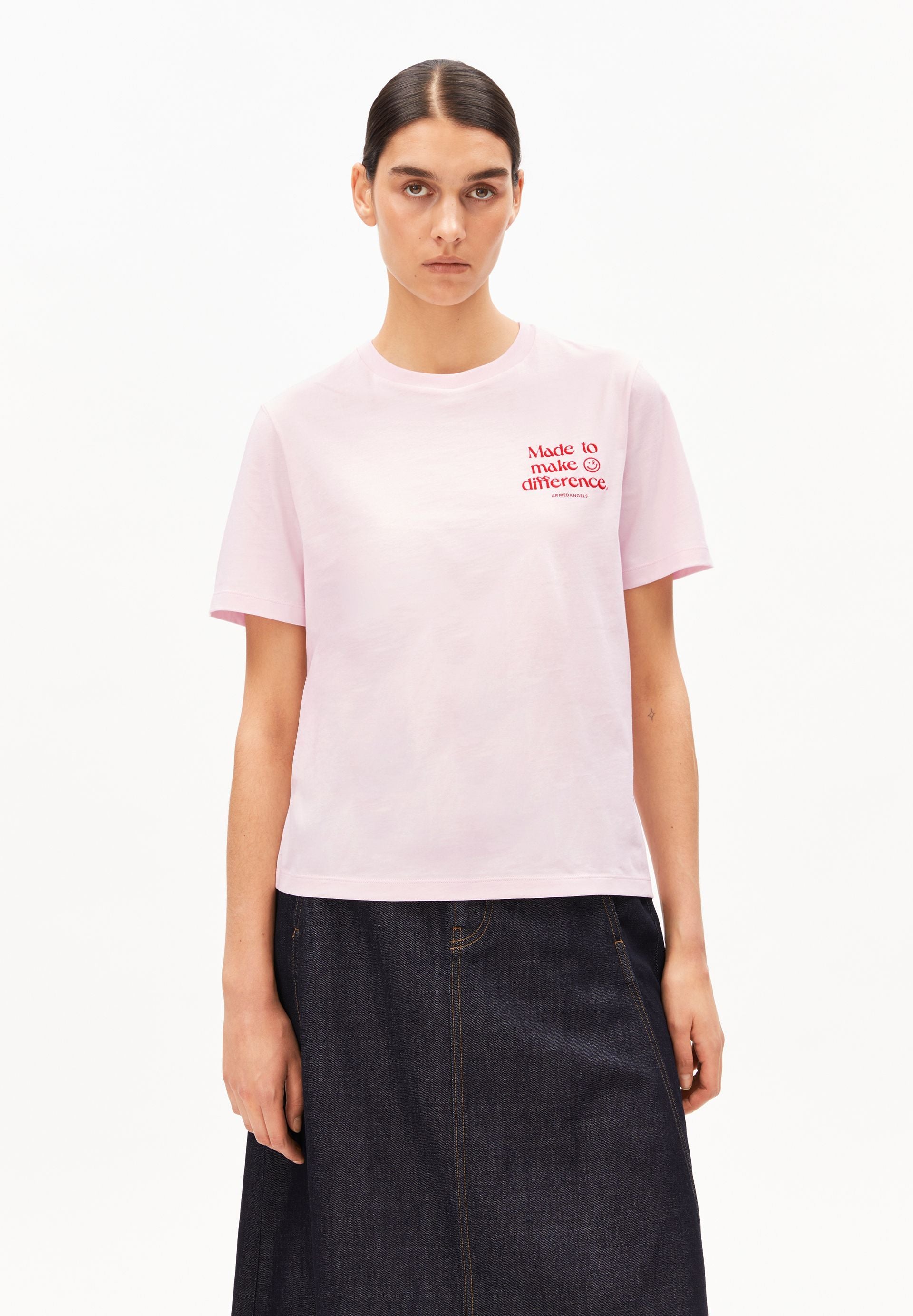 Lualaa Embro T-shirt (Pink Mist)