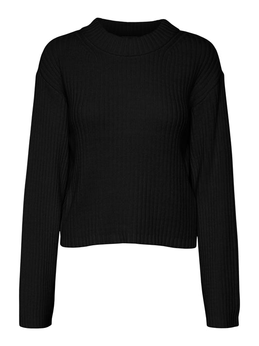 Vmhilde Ls O-neck Short Pullover Noos (Black)
