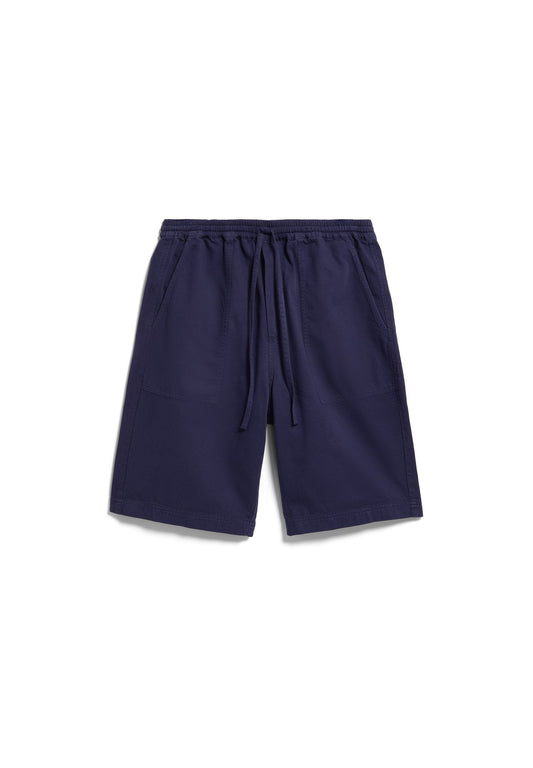 Cotton Lino Short (Tinted Navy)