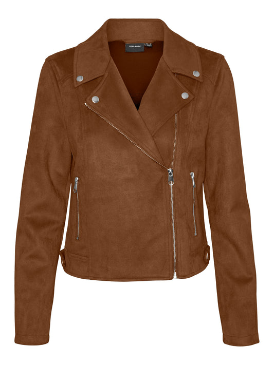Vmjose Short Faux Suede Jacket Noos (Cognac)