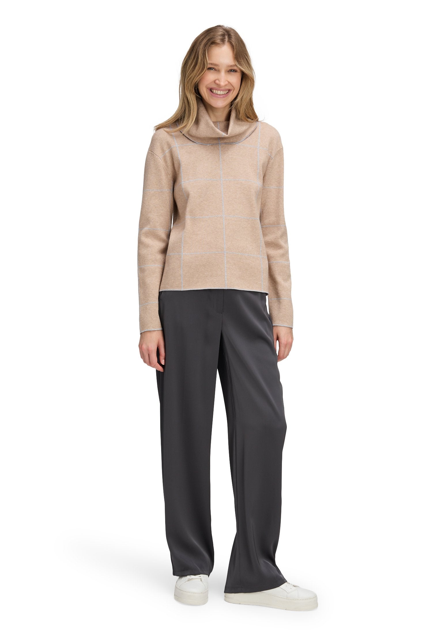 Strickpullover (Patch Beige/gre)