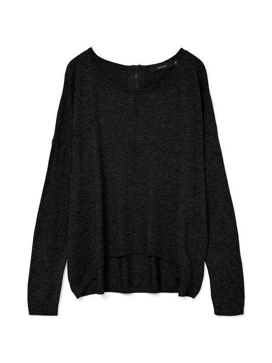 Vmbreeze Aura Ls Zipper Blouse Noos (Black)