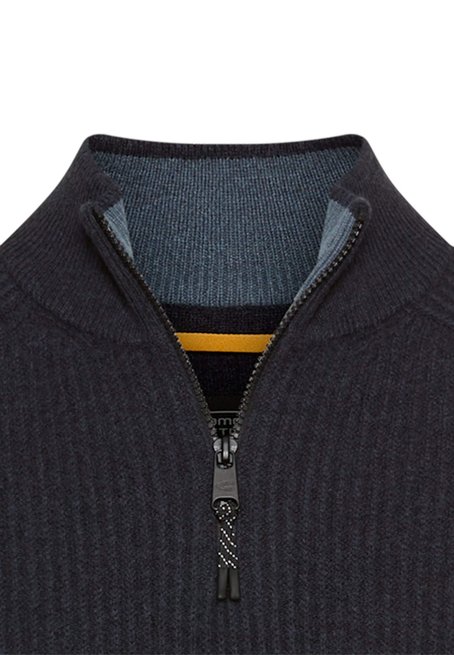 Strick-Troyer aus reiner Wolle (Dark Navy)