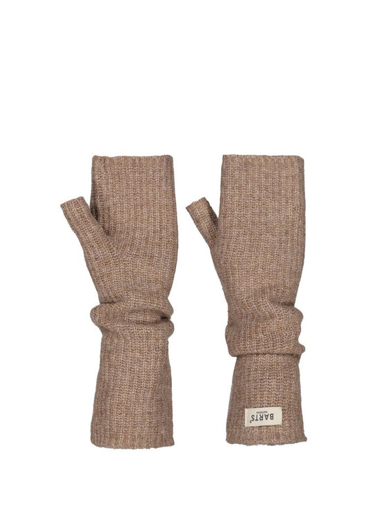 Darty Fingerless Gloves (Beige Light Brown)