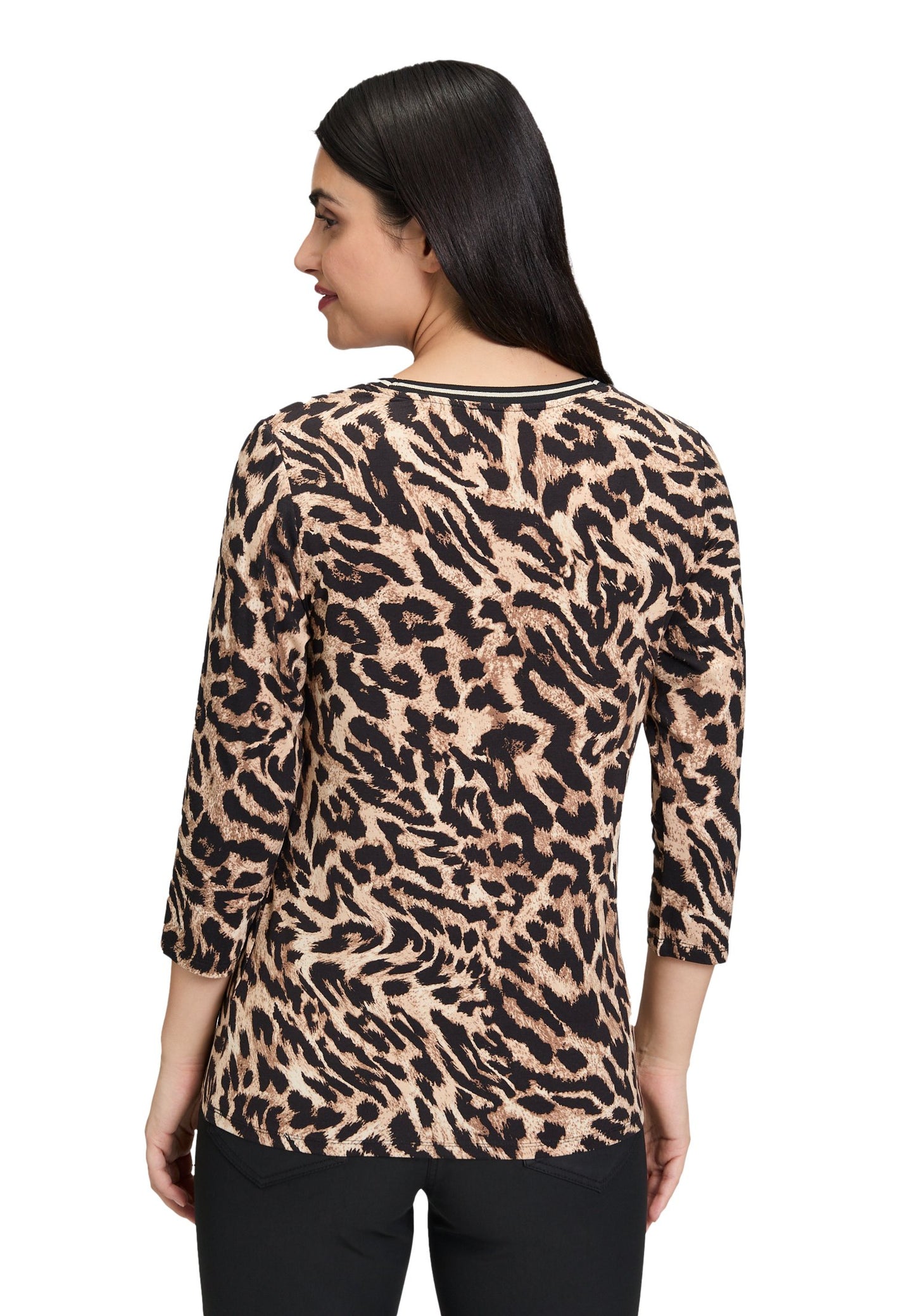 Basic Shirt (Black/beige)