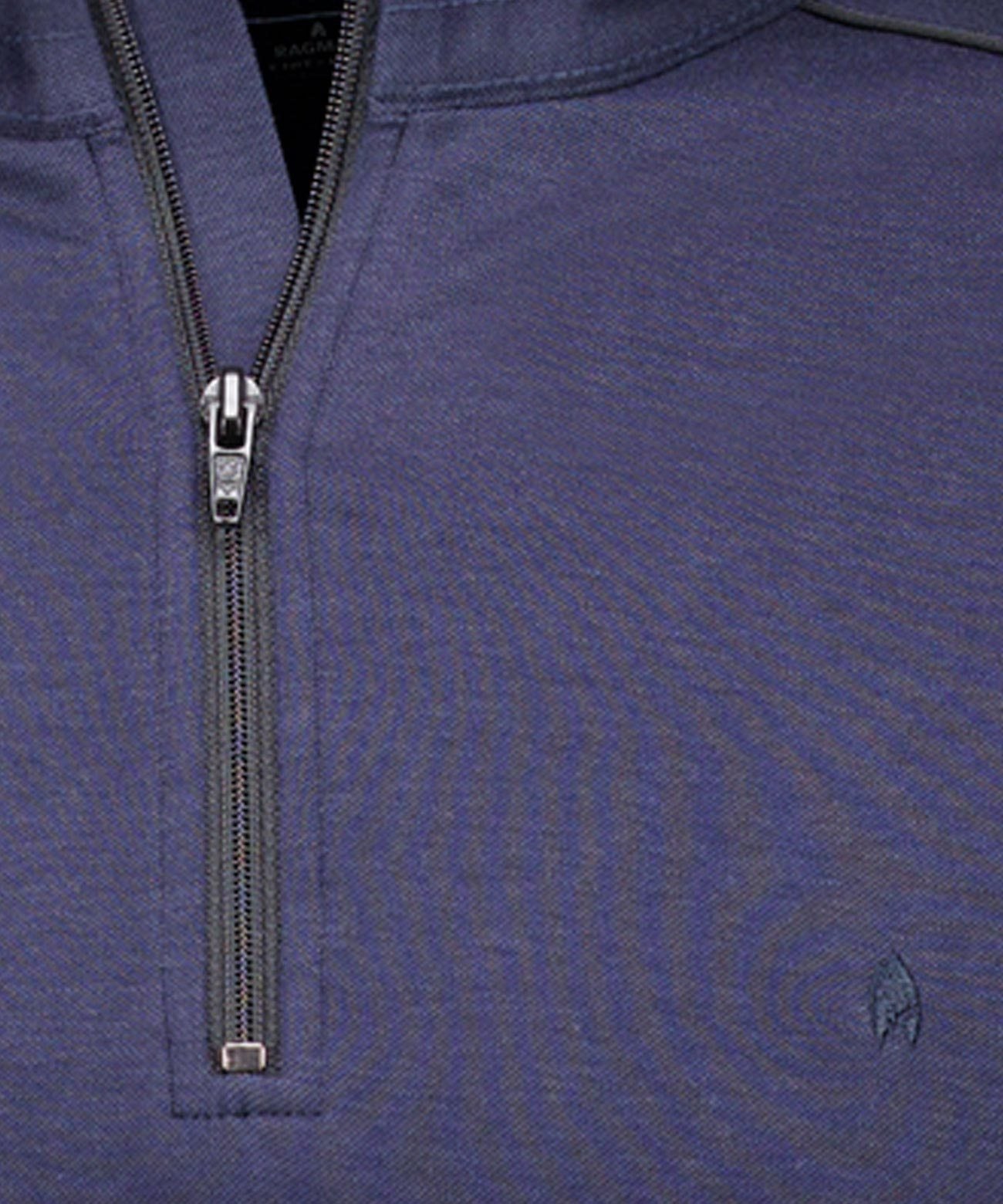 Softknit-Sweater mit Stehkragen (Marine)