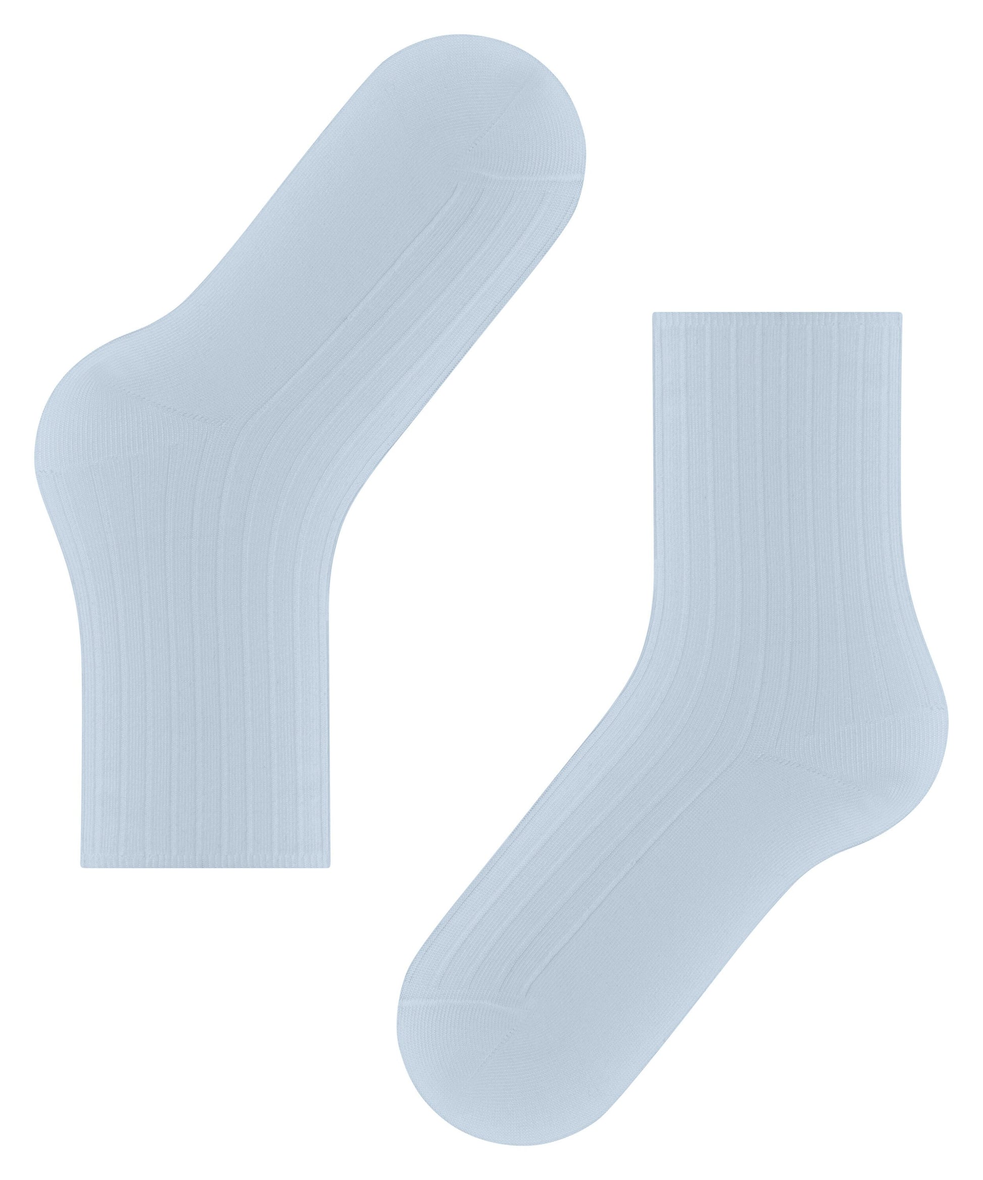 FALKE Cotton Rib Damen (Light Blue)