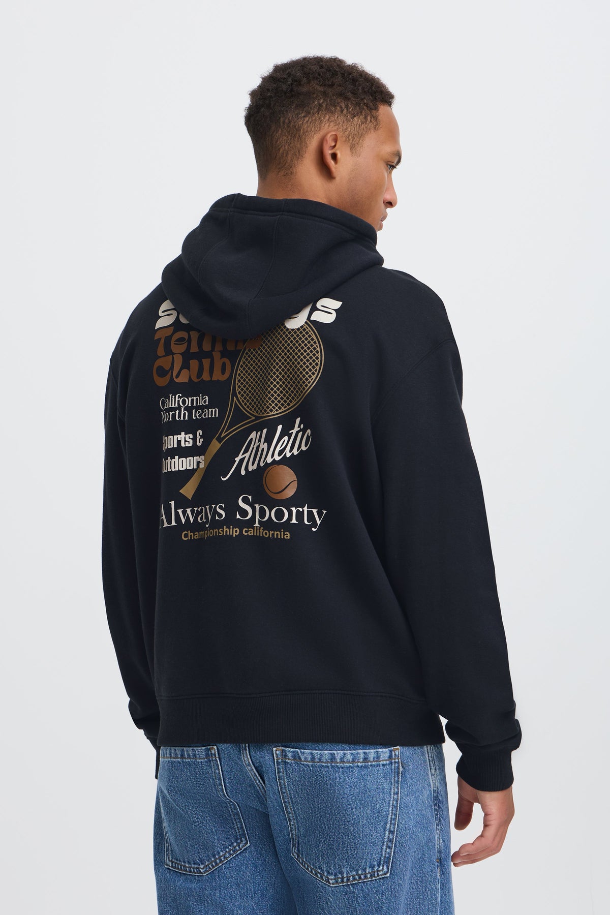 Bhlanny Reg Hood Sweat (Black Beau)