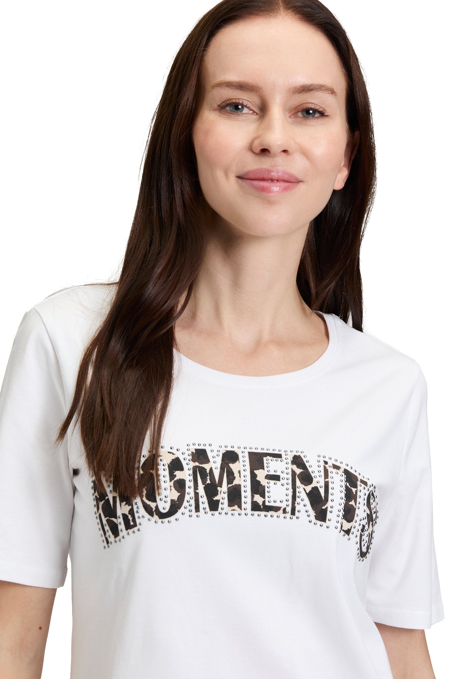 Basic Shirt (Patch White/bro)