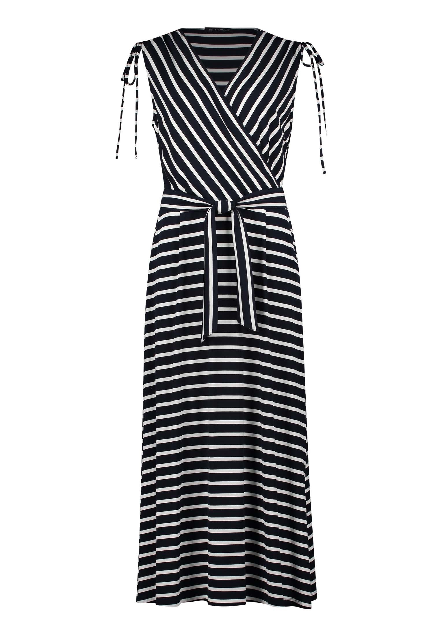 Jerseykleid (Dark Blue/cream)