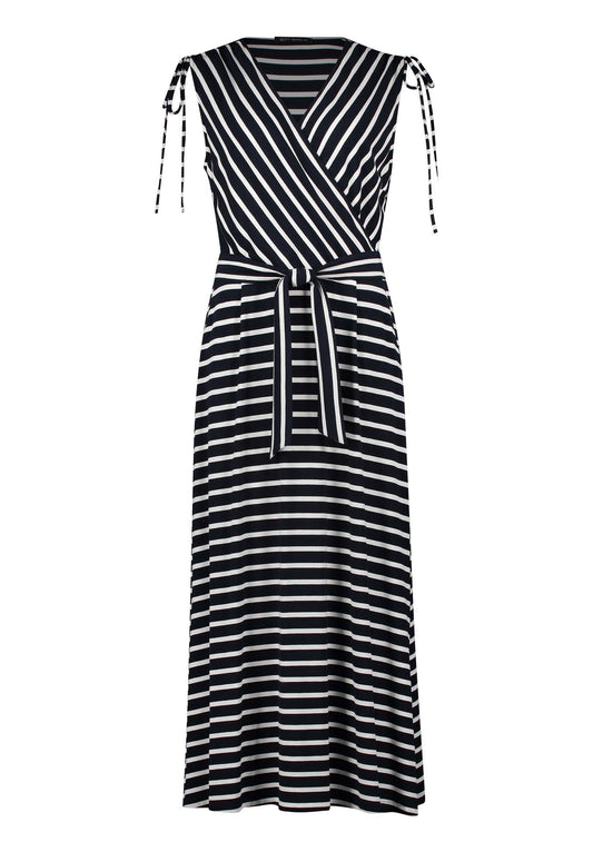 Jerseykleid (Dark Blue/cream)