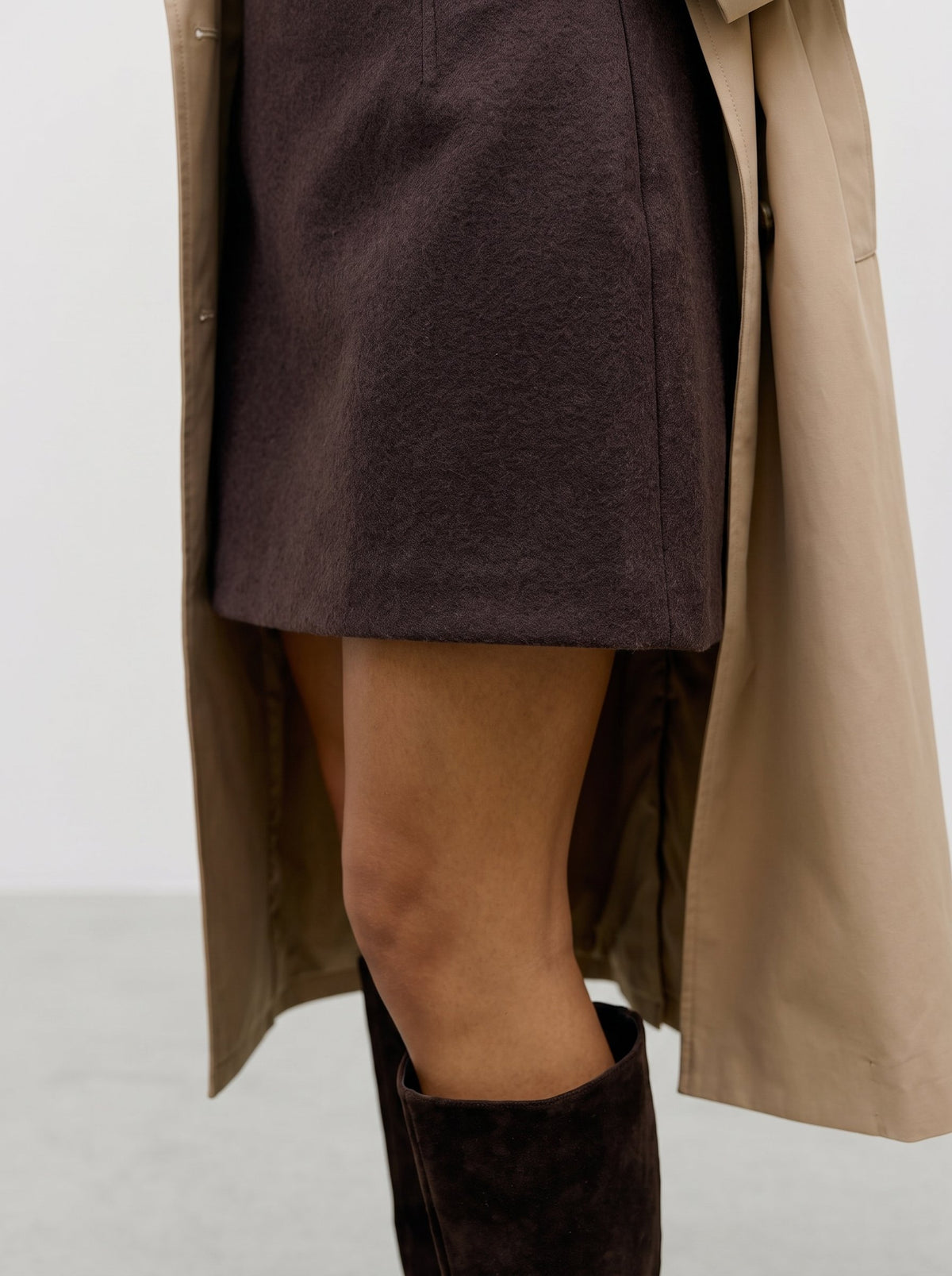 Vmfortuneallison Hw Short Skirt Ga Noos (Chocolate)