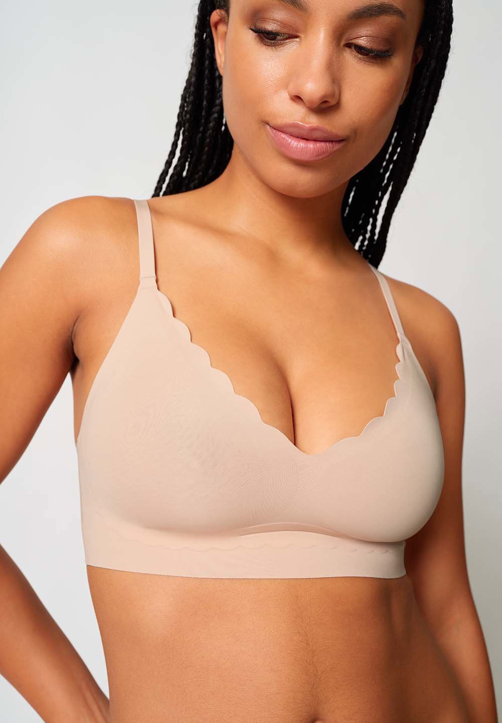 Skiny Damen Bustier herausn. Pads Sensation (Beige)