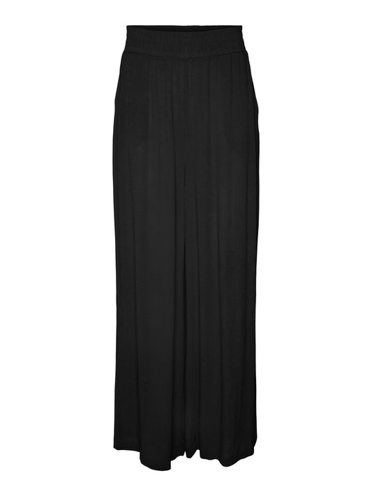 Vmmenny Hw Wide Pants Wvn Ga (Black)