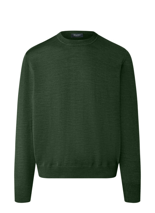 Pullover Rundhals 1/1 Arm (Dark Green)