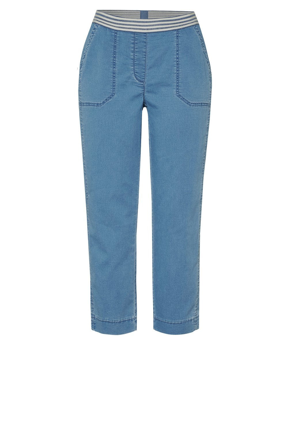Sue Jogpants 3/4 (Blue Bleached)