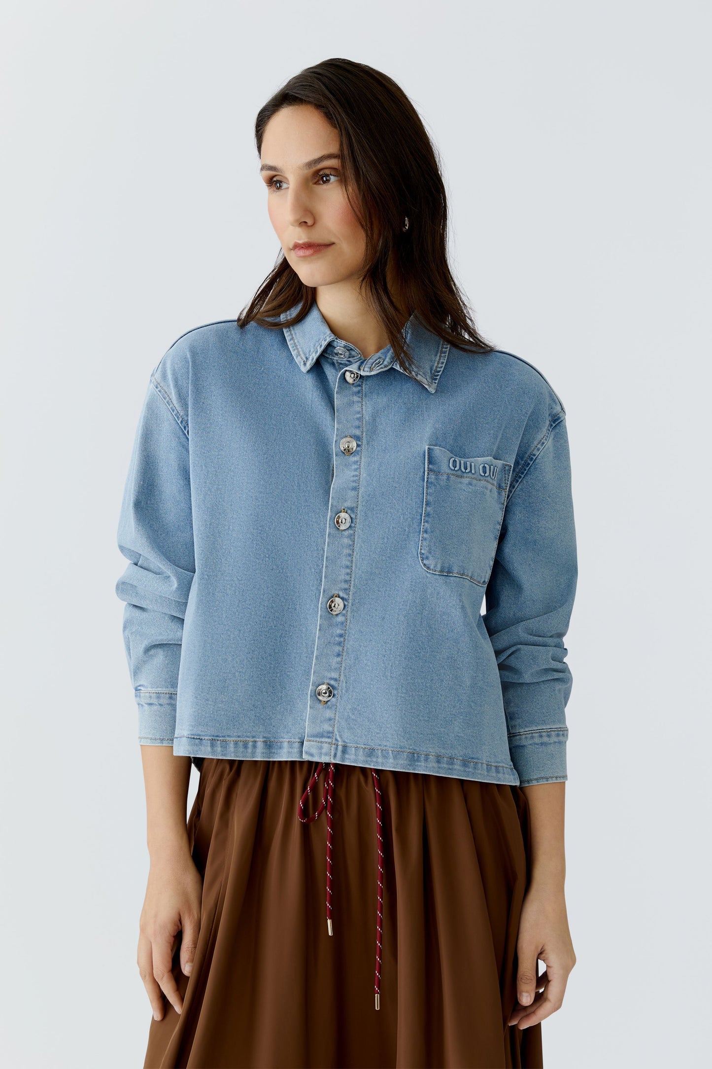 Bluse (Blue Denim)