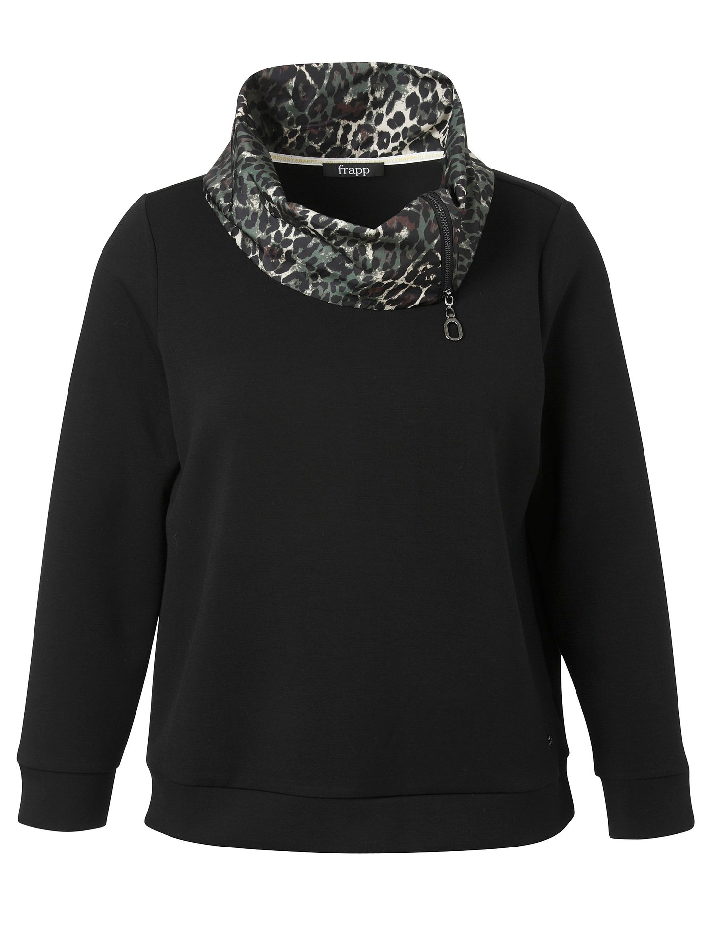 Sweatshirt Kragen 1/1 Arm (Black Multicolor)