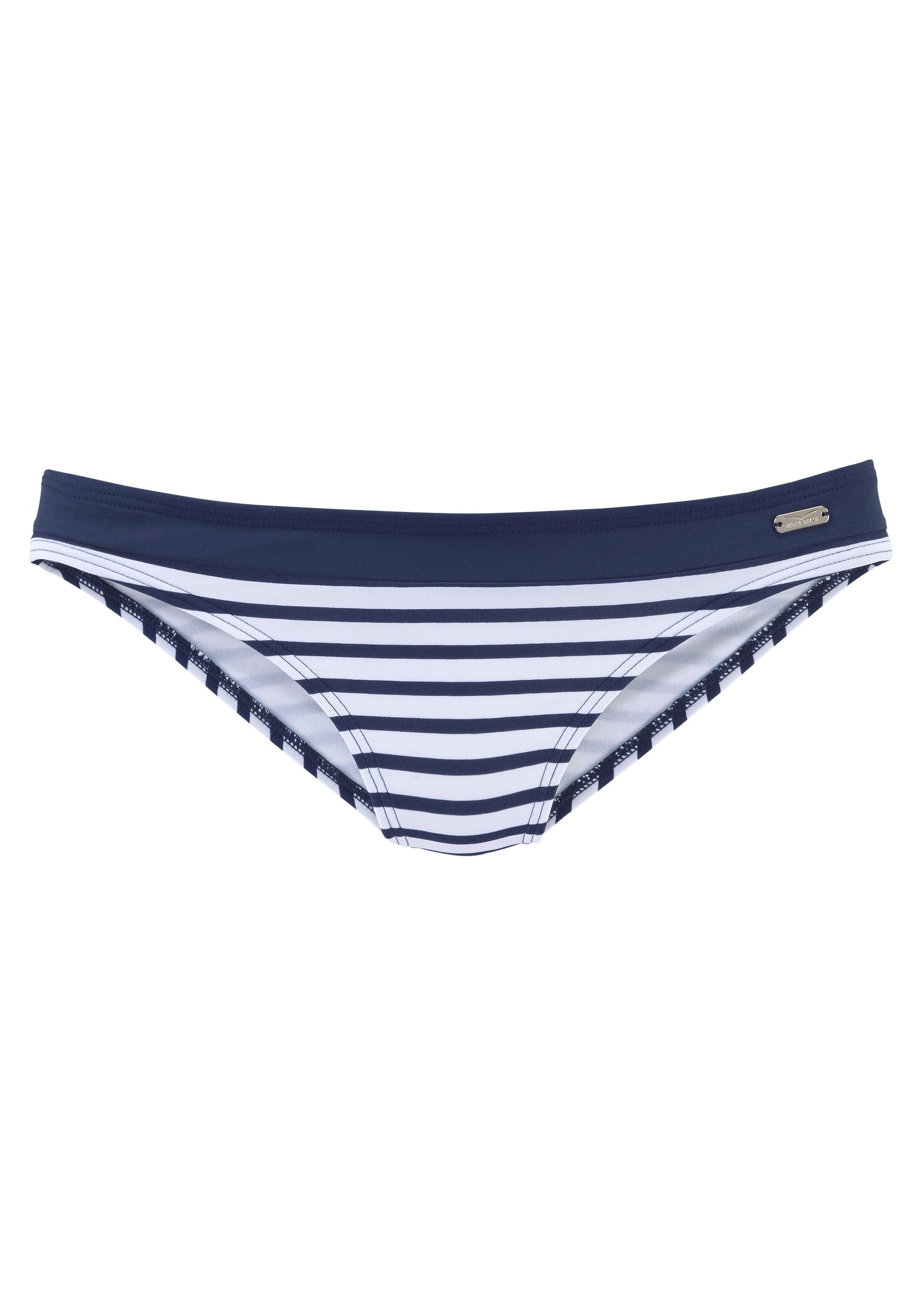 Venice Beach LM exkl. Sport Bikinihose normal (White-navy-s)
