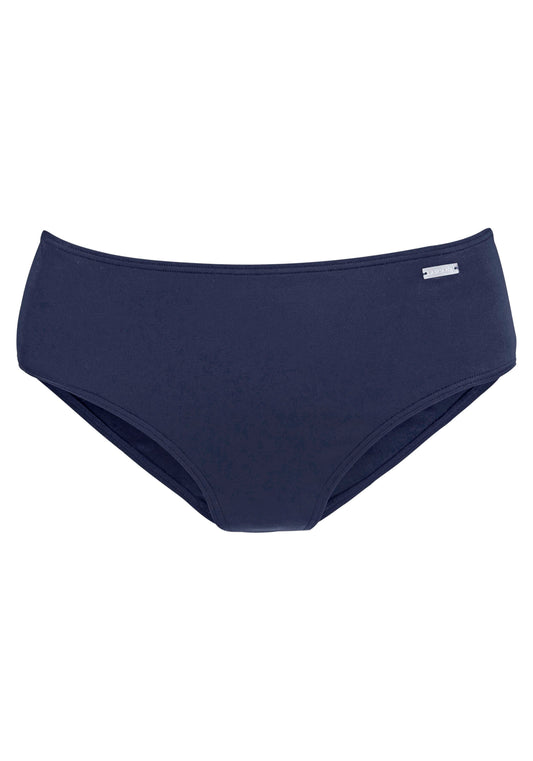 LASCANA Bikinihose (höher geschnitten) (Navy)