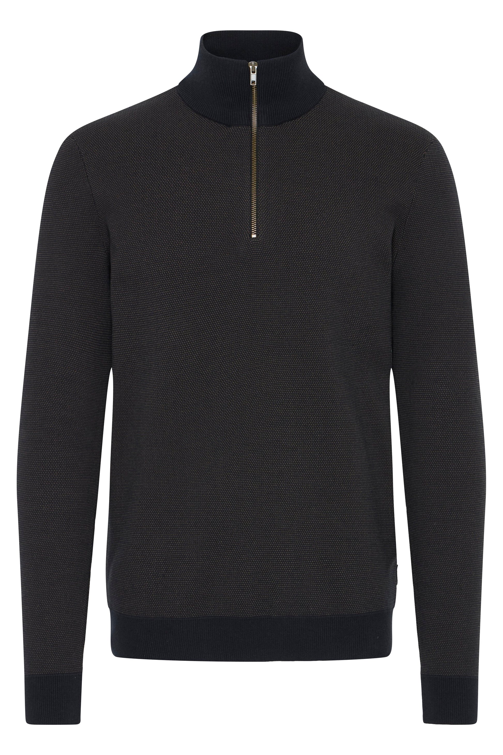 Bhbaal Half Zipp Knit (Black Beauty)