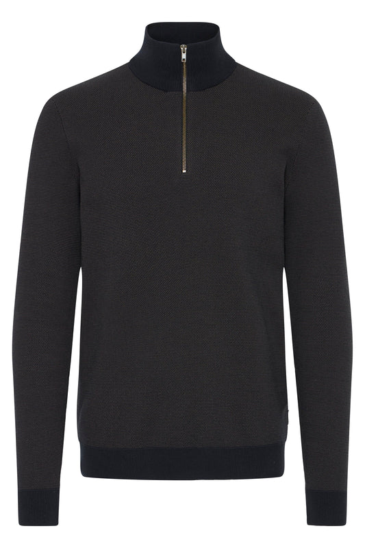 Bhbaal Half Zipp Knit (Black Beauty)