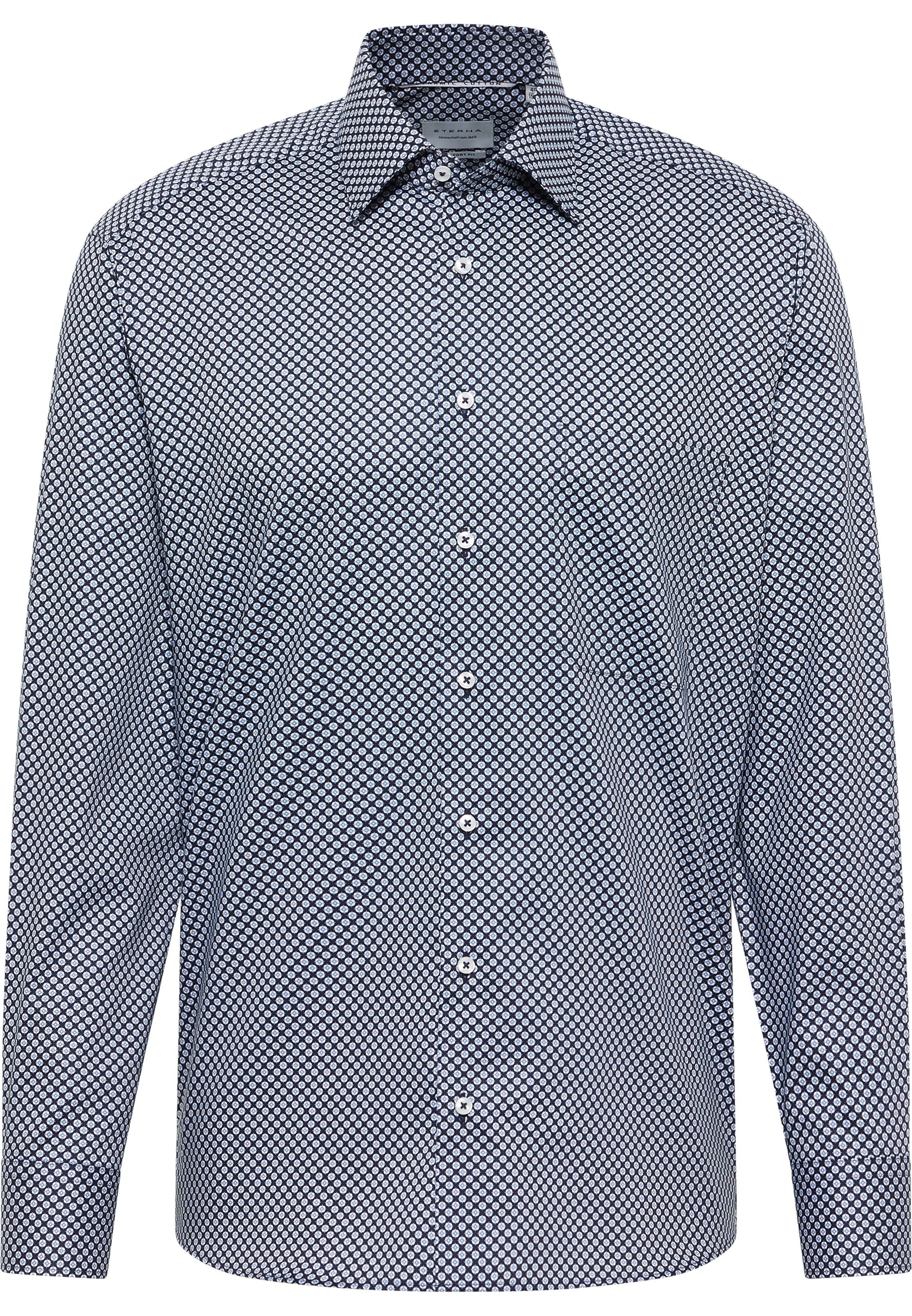 Hemd Twill Langarm (Marine)