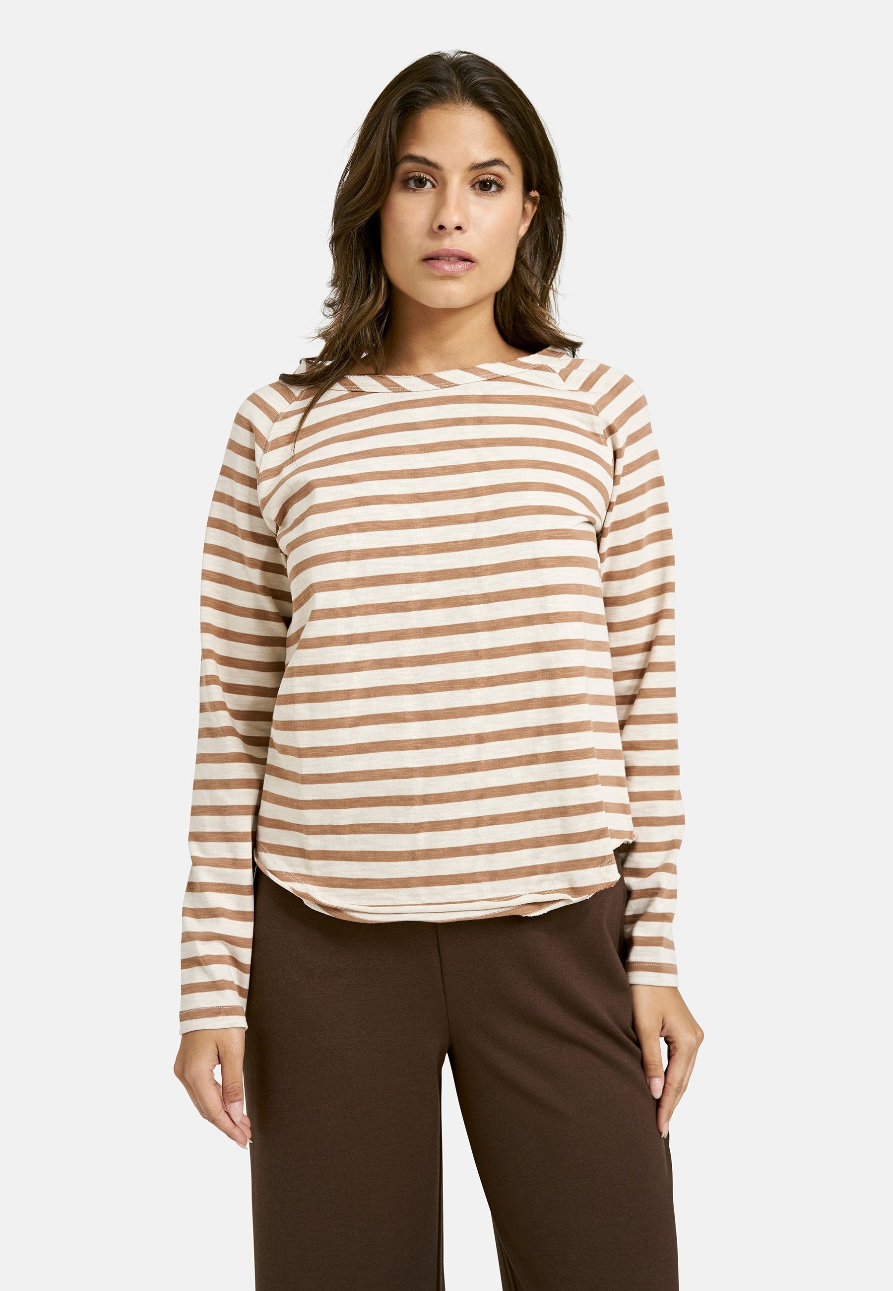 Basic Sweat Rgl STR (Beige)