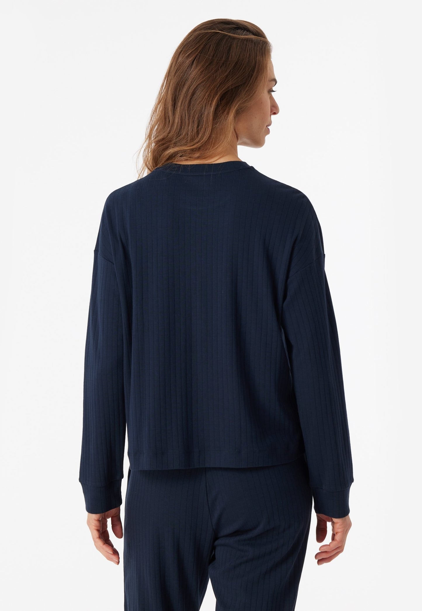 Shirt Langarm (Nachtblau)